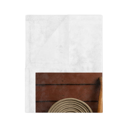 Fire/Rescue Appreciation Velveteen Microfiber Blanket