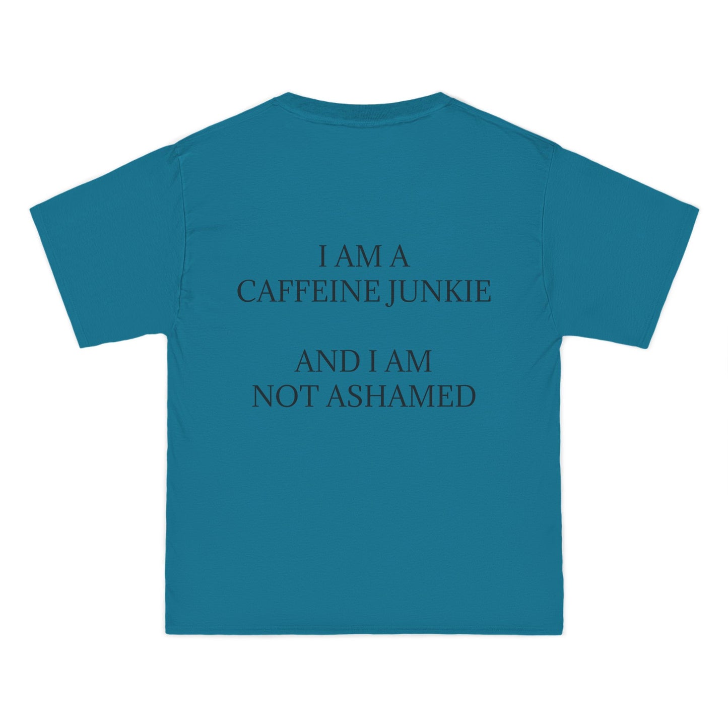 Caffeine Junkie Men's Short-Sleeve Crewneck Tee