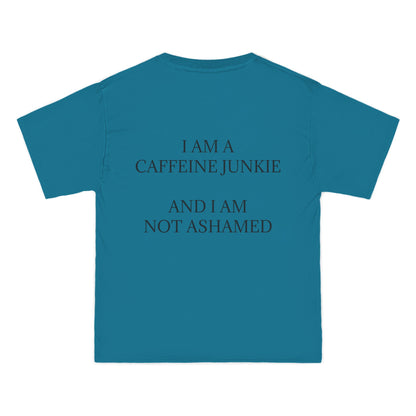 Caffeine Junkie Men's Short-Sleeve Crewneck Tee
