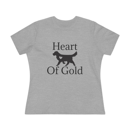 Heart Of Gold Women's Short Sleeve Crewneck Tee