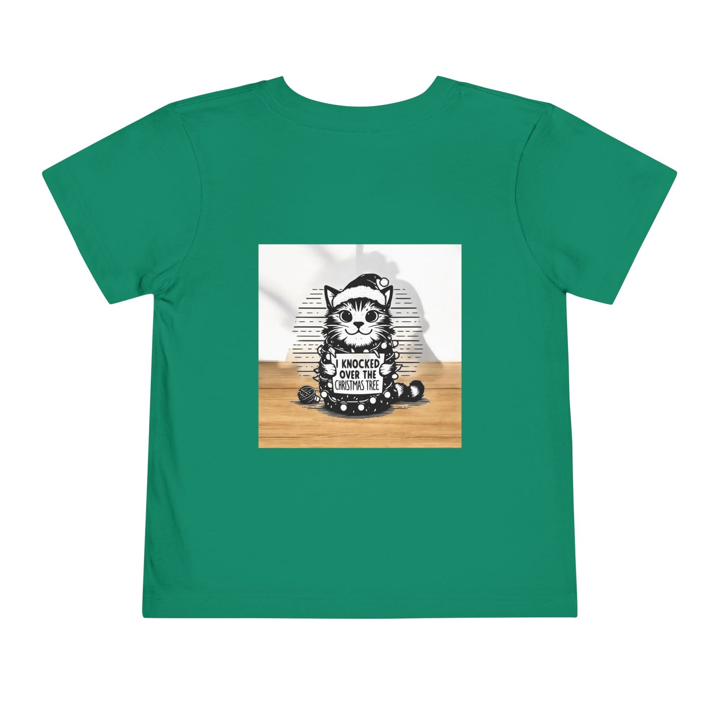 Naughty Cat Toddler Unisex Short Sleeve Crewneck Tee