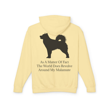 Matter Of Fact Malamute Unisex Lightweight Hoodie