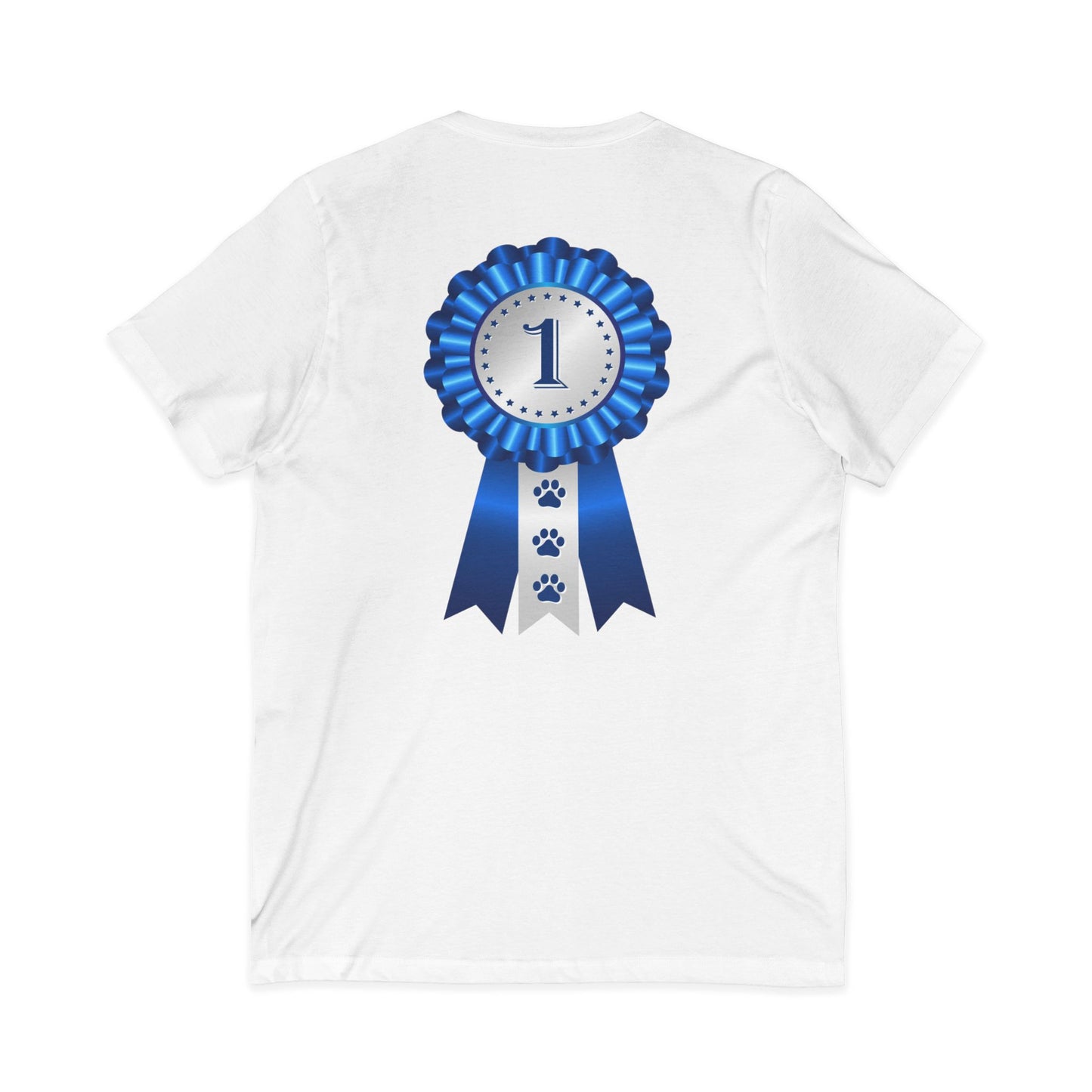Show Ribbon Unisex Short Sleeve V-Neck Tee