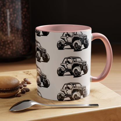 Off The Beaten Path Side By Side 2-Tone Coffee Mug