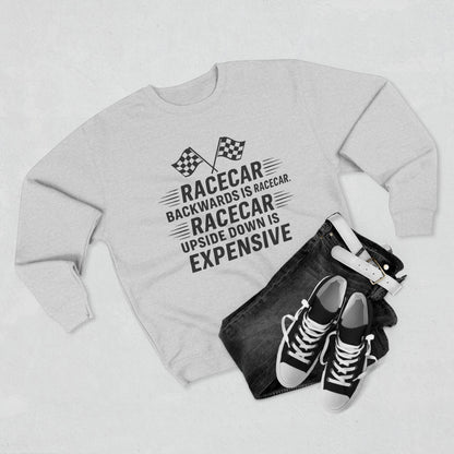 Racecar Backwards Unisex Crewneck Sweatshirt