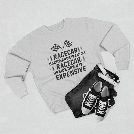 Racecar Backwards Unisex Crewneck Sweatshirt