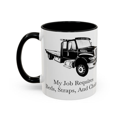Beds, Straps, And Chains 2-Tone Coffee Mug