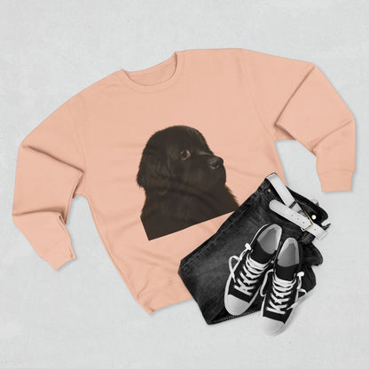 Newfie Head Unisex Crewneck Sweatshirt