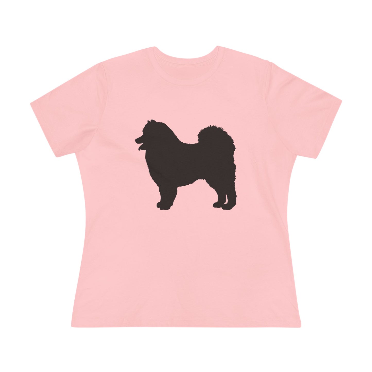 Samoyed Silhouette Women's Short Sleeve Crewneck Tee
