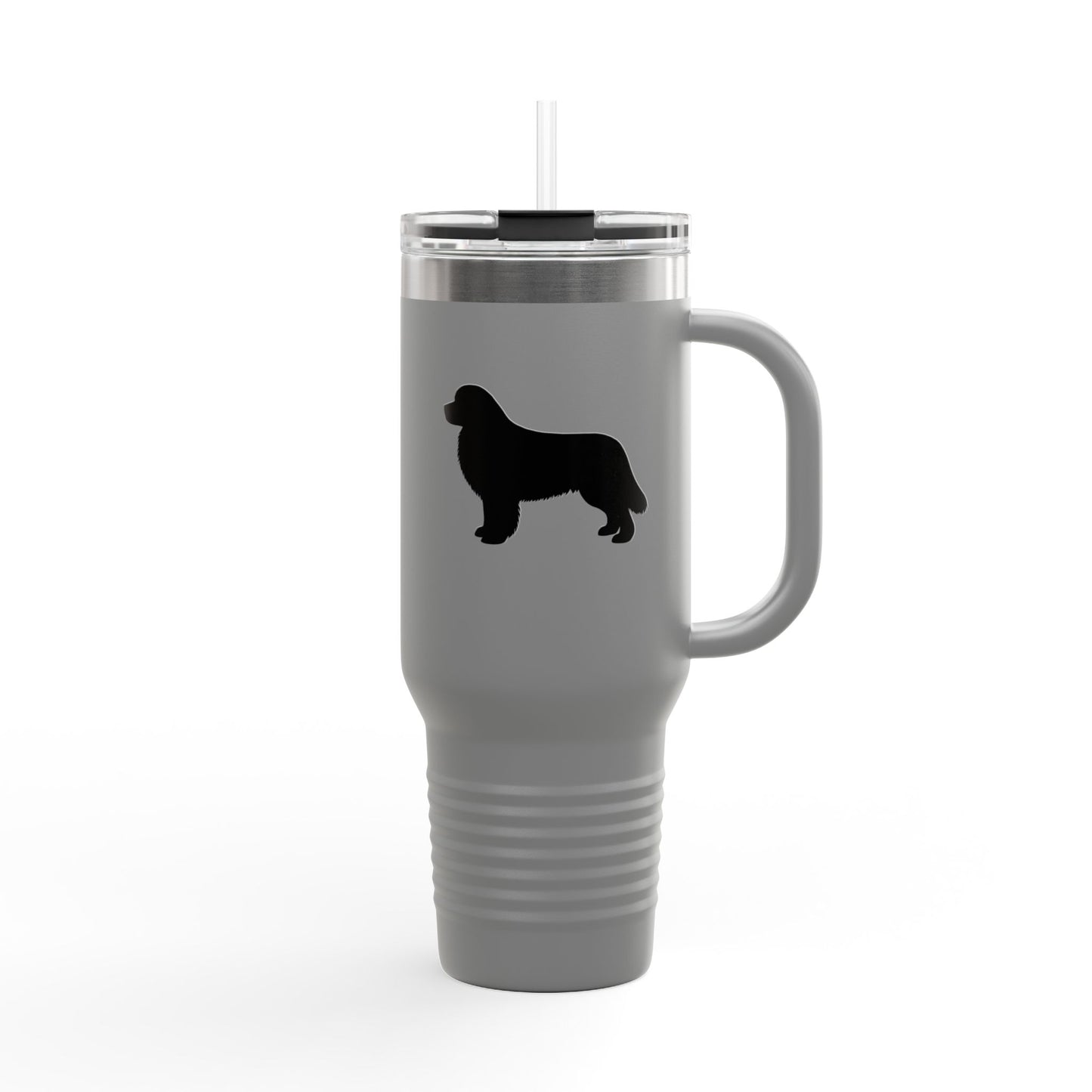 Newfie Silhouette Insulated Travel Mug
