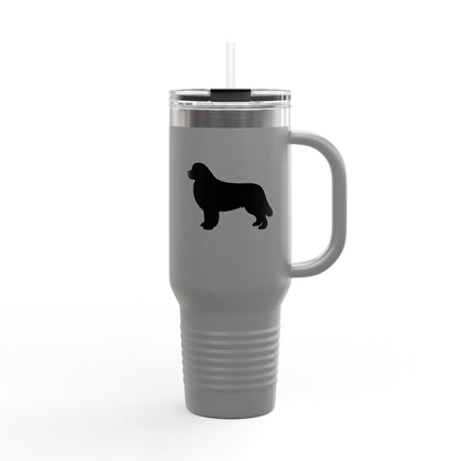 Newfie Silhouette Insulated Travel Mug