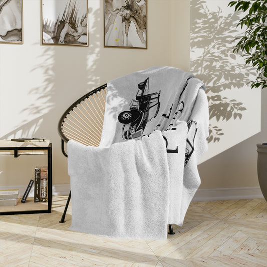 I Can't Fix Stupid Flatbed Tow Truck Velveteen Microfiber Blanket