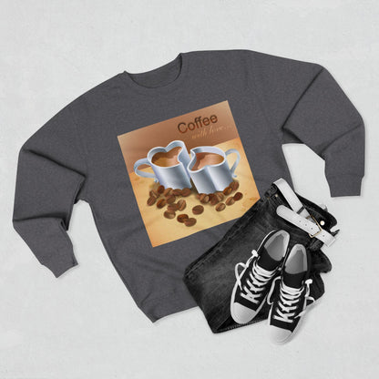 Coffee With Love Unisex Crewneck Sweatshirt
