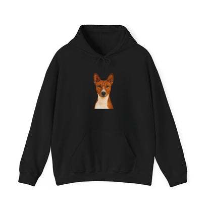 Basenji Head Unisex Hoodie