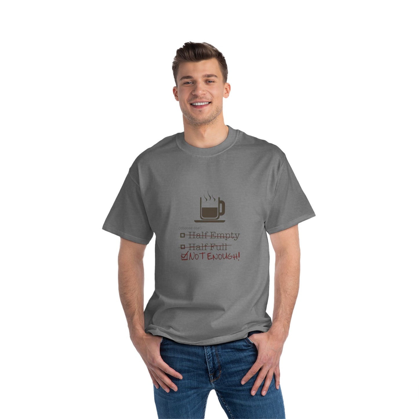 Not Enough Men's Short-Sleeve Crewneck Tee