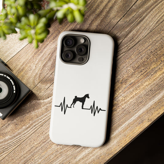 My Heart Beats For Basenjis iPhone Case
