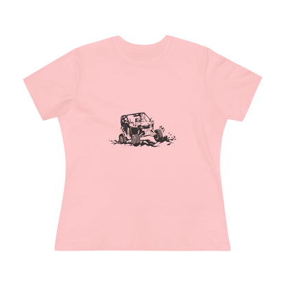 Slingin' Mud Side By Side Women's Short Sleeve Crewneck Tee