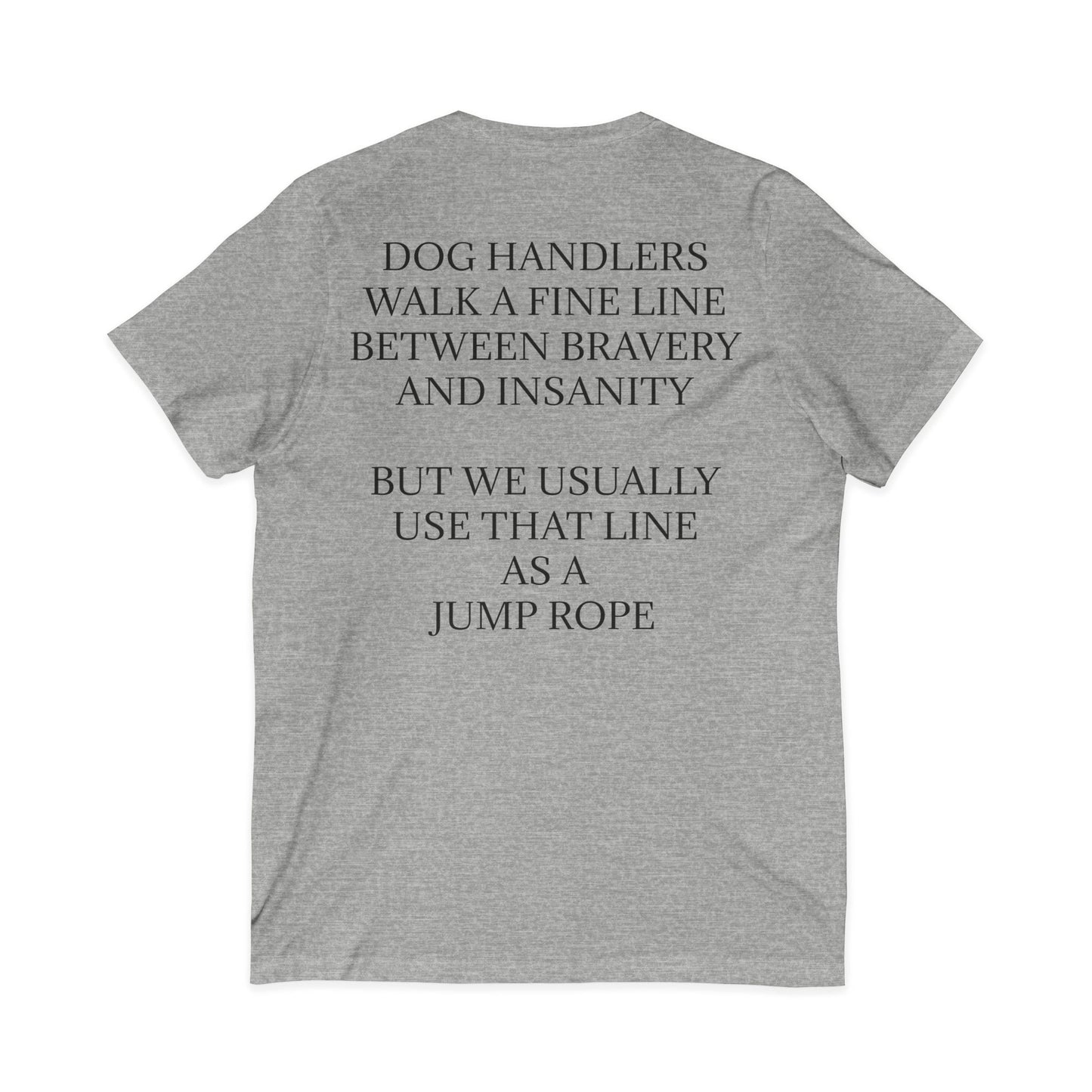 Jump Rope Unisex Short Sleeve V-Neck Tee