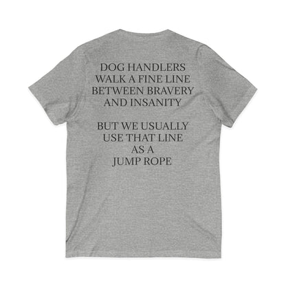Jump Rope Unisex Short Sleeve V-Neck Tee