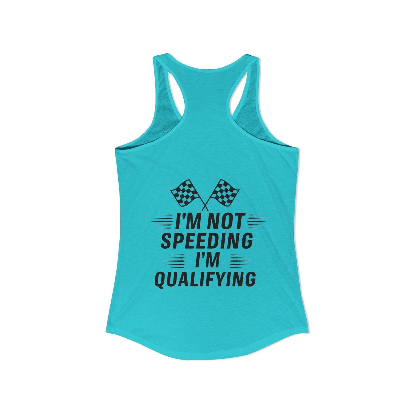 I'm Qualifying Women's Racerback Tank