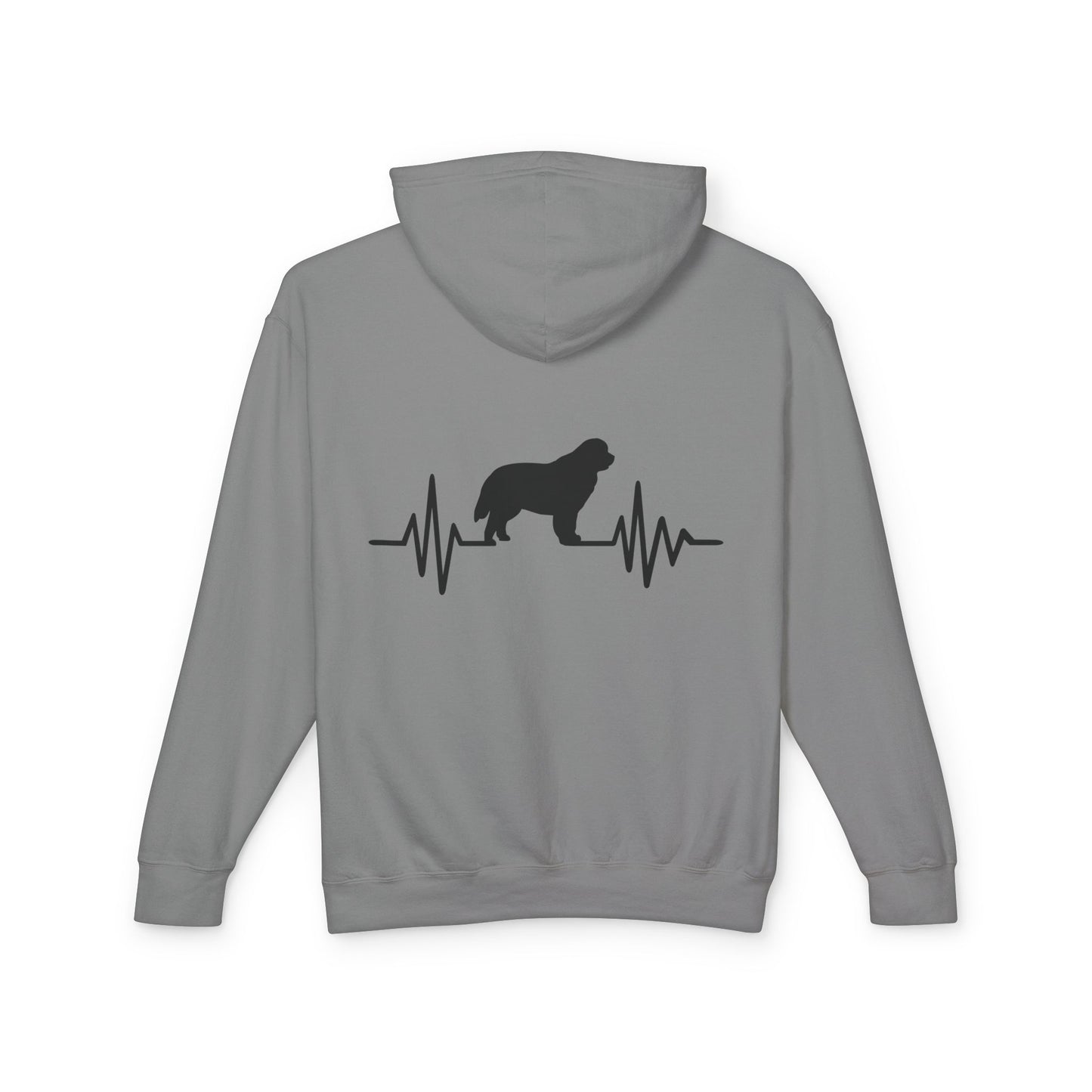 My Heart Beats For Newfies Unisex Lightweight Hoodie