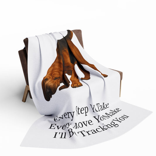 Tracking You Arctic Fleece Blanket