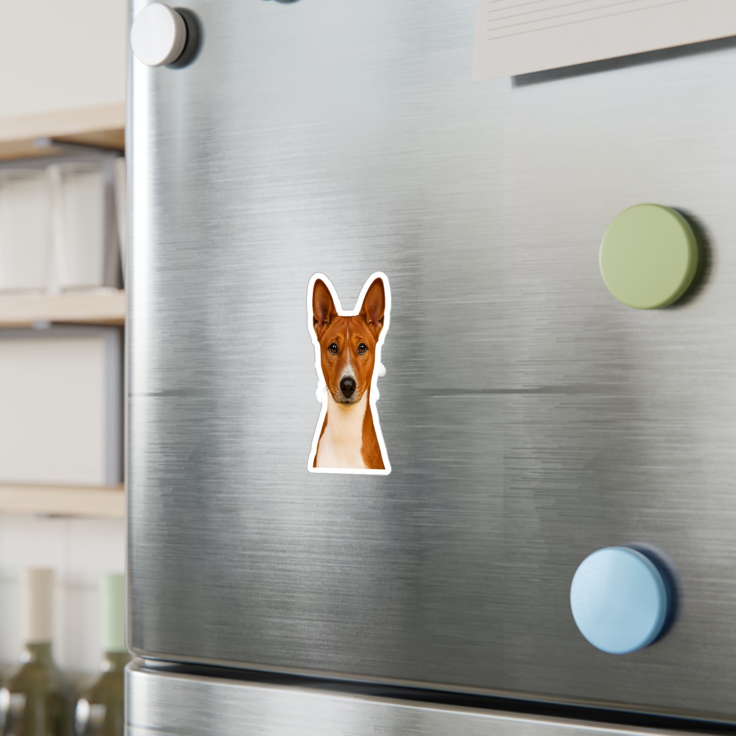 Basenji Head Vinyl Decal