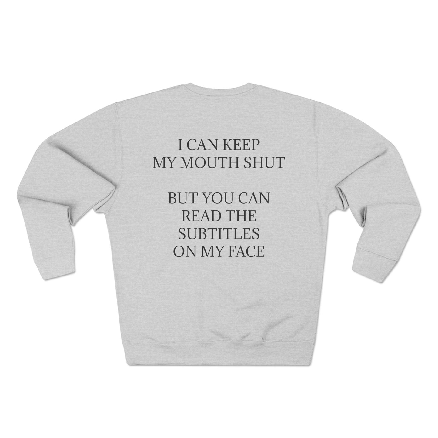Subtitles Unisex Crewneck Sweatshirt