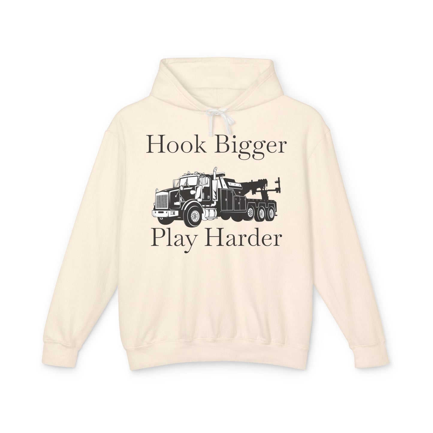 Hook Bigger Heavy Tow Truck Unisex Lightweight Hoodie