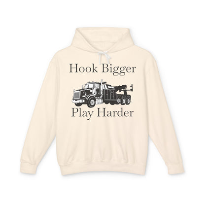 Hook Bigger Heavy Tow Truck Unisex Lightweight Hoodie