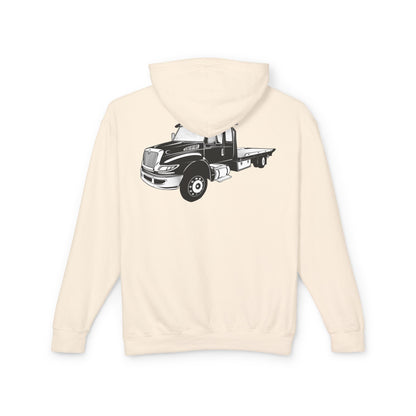 Flatbed Tow Truck Unisex Lightweight Hoodie