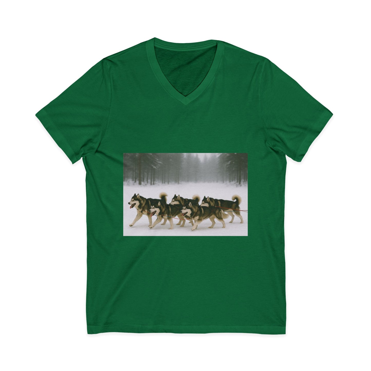 Mush On Unisex Short Sleeve V-Neck Tee