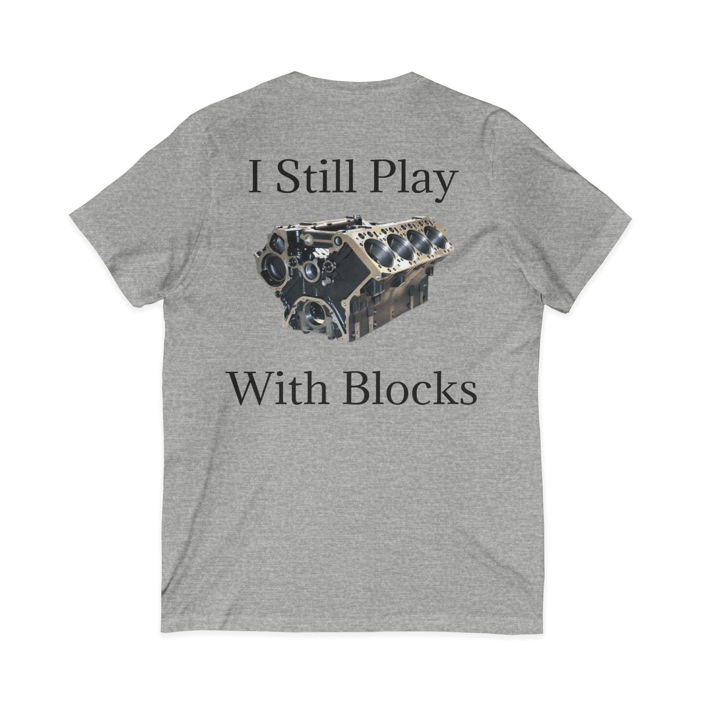 Play With Blocks Unisex Short Sleeve V-Neck Tee