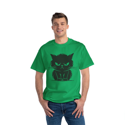 Angry Cat Men's Short-Sleeve Crewneck Tee