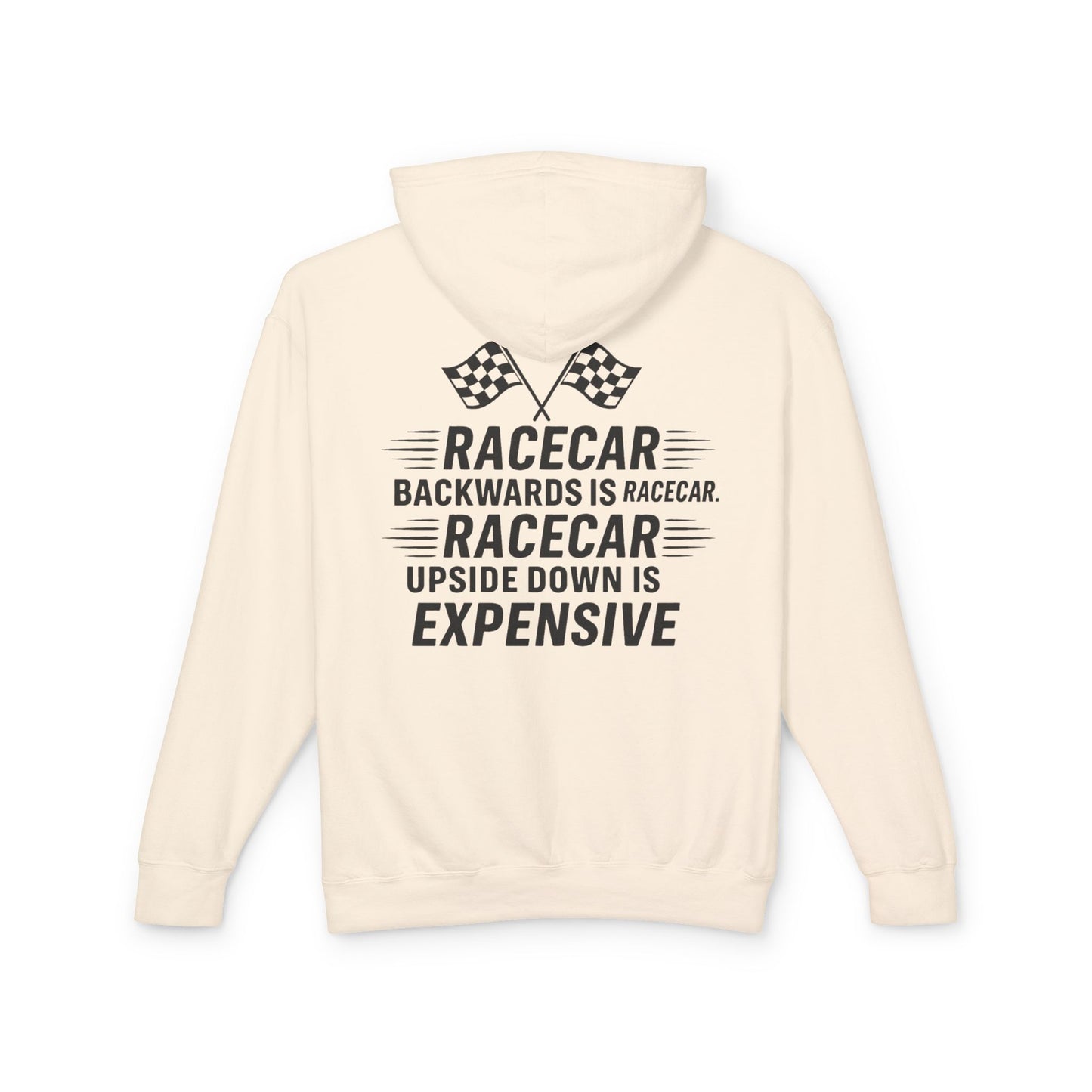 Racecar Backwards Unisex Lightweight Hoodie
