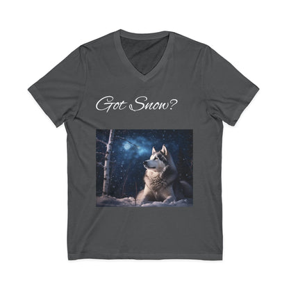 Got Snow? Unisex Short Sleeve V-Neck Tee