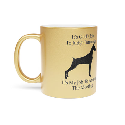Arrange The Meeting Metallic Coffee Mug