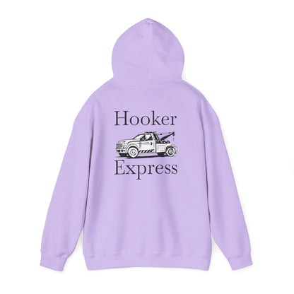 H**ker Express Wheel Lift Tow Truck Unisex Hoodie