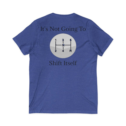 Shift Itself Unisex Short Sleeve V-Neck Tee