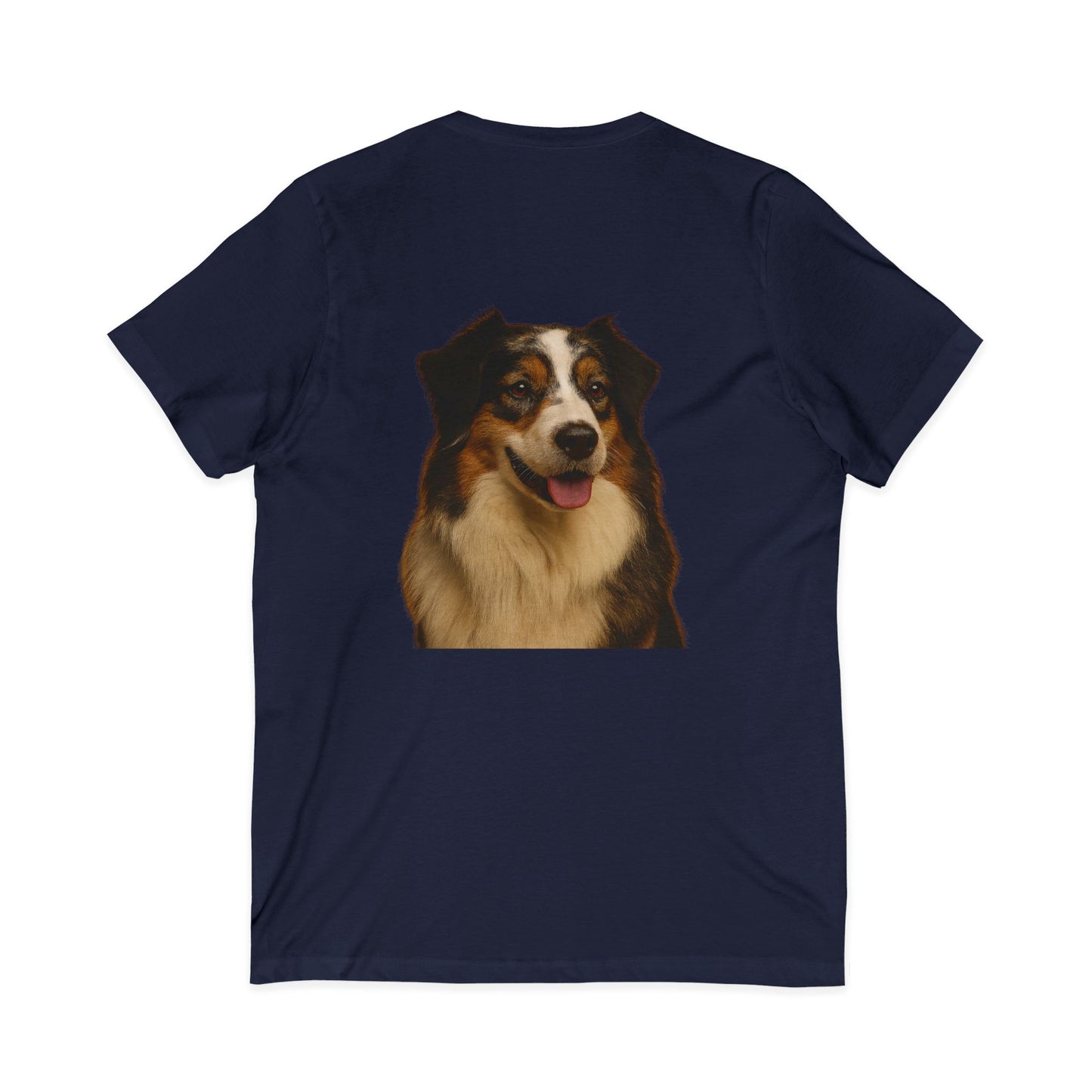 Aussie Head Unisex Short Sleeve V-Neck Tee