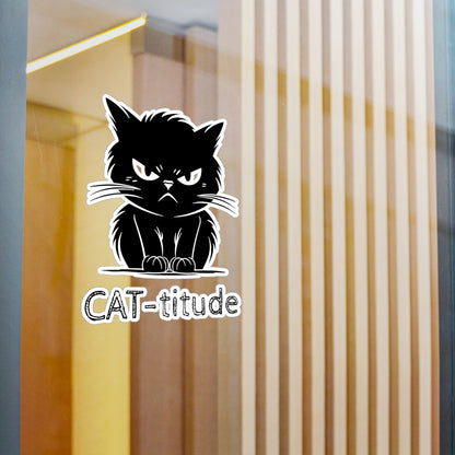 CAT-titude Vinyl Decal