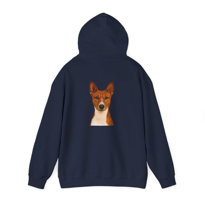 Basenji Head Unisex Hoodie