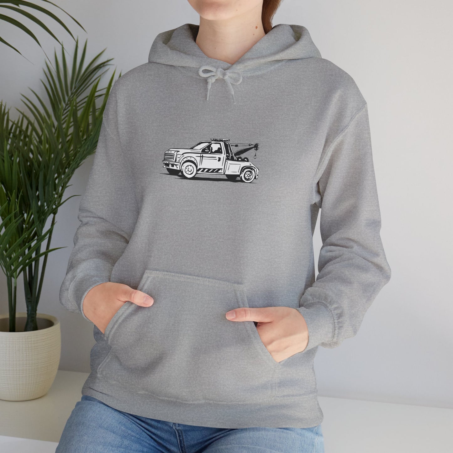Wheel Lift Tow Truck Unisex Hoodie