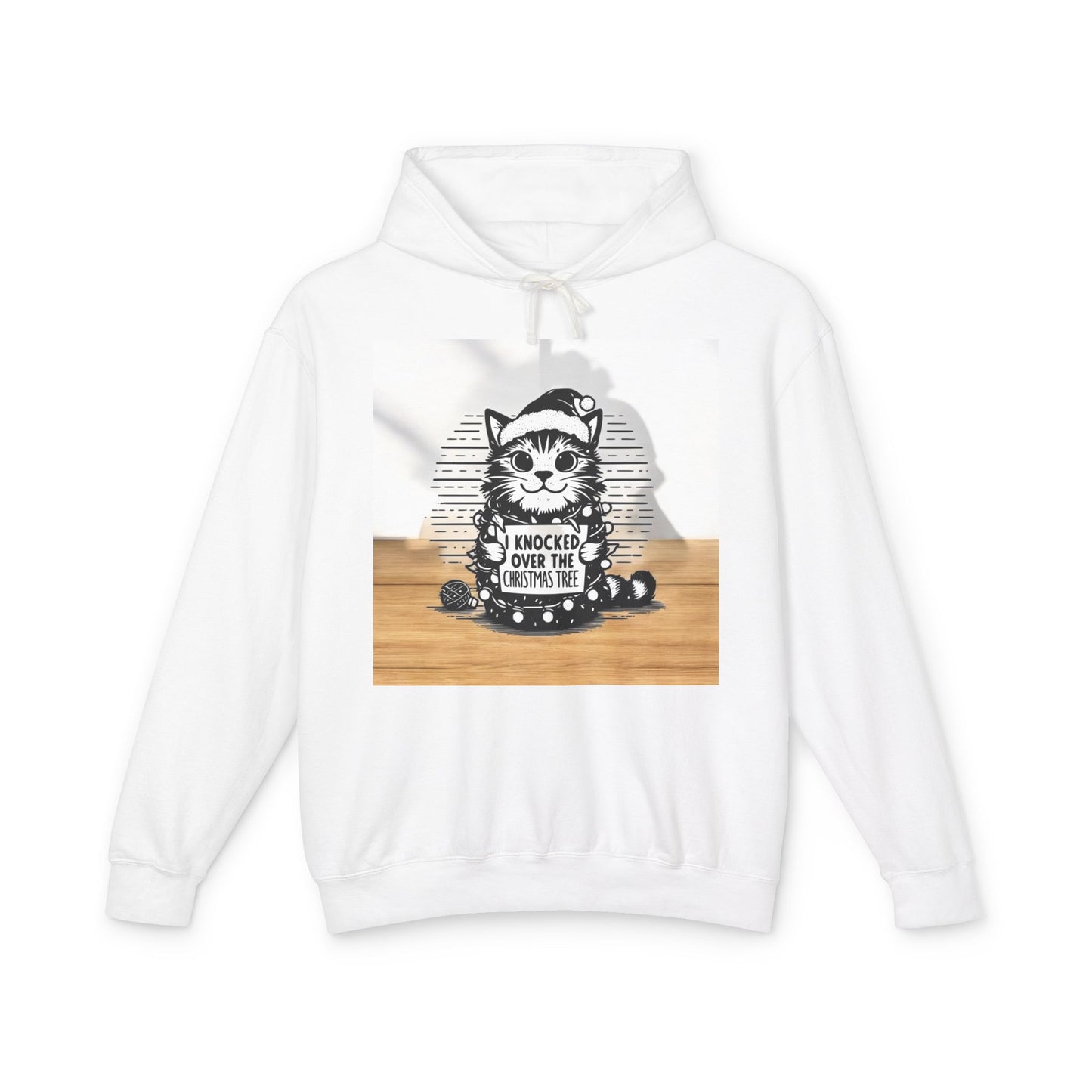 Naughty Cat Unisex Lightweight Hoodie