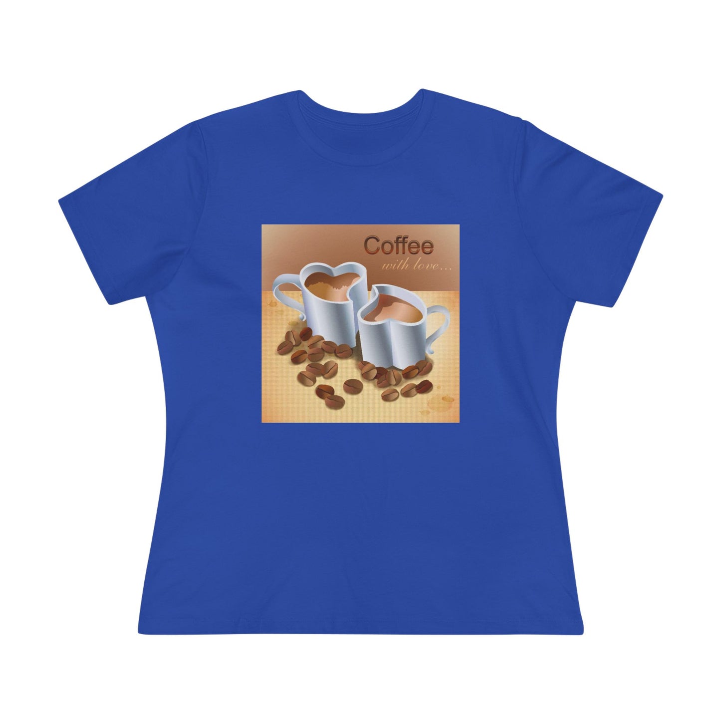 Coffee With Love Women's Short Sleeve Crewneck Tee