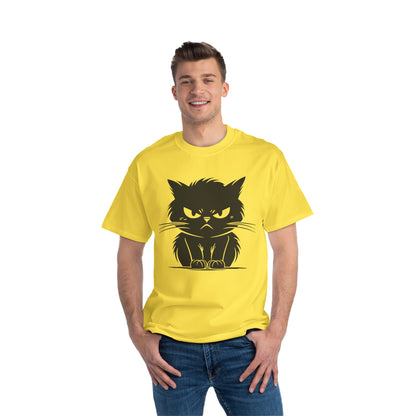 Angry Cat Men's Short-Sleeve Crewneck Tee