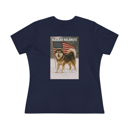 All-American Breed Women's Short Sleeve Crewneck Tee