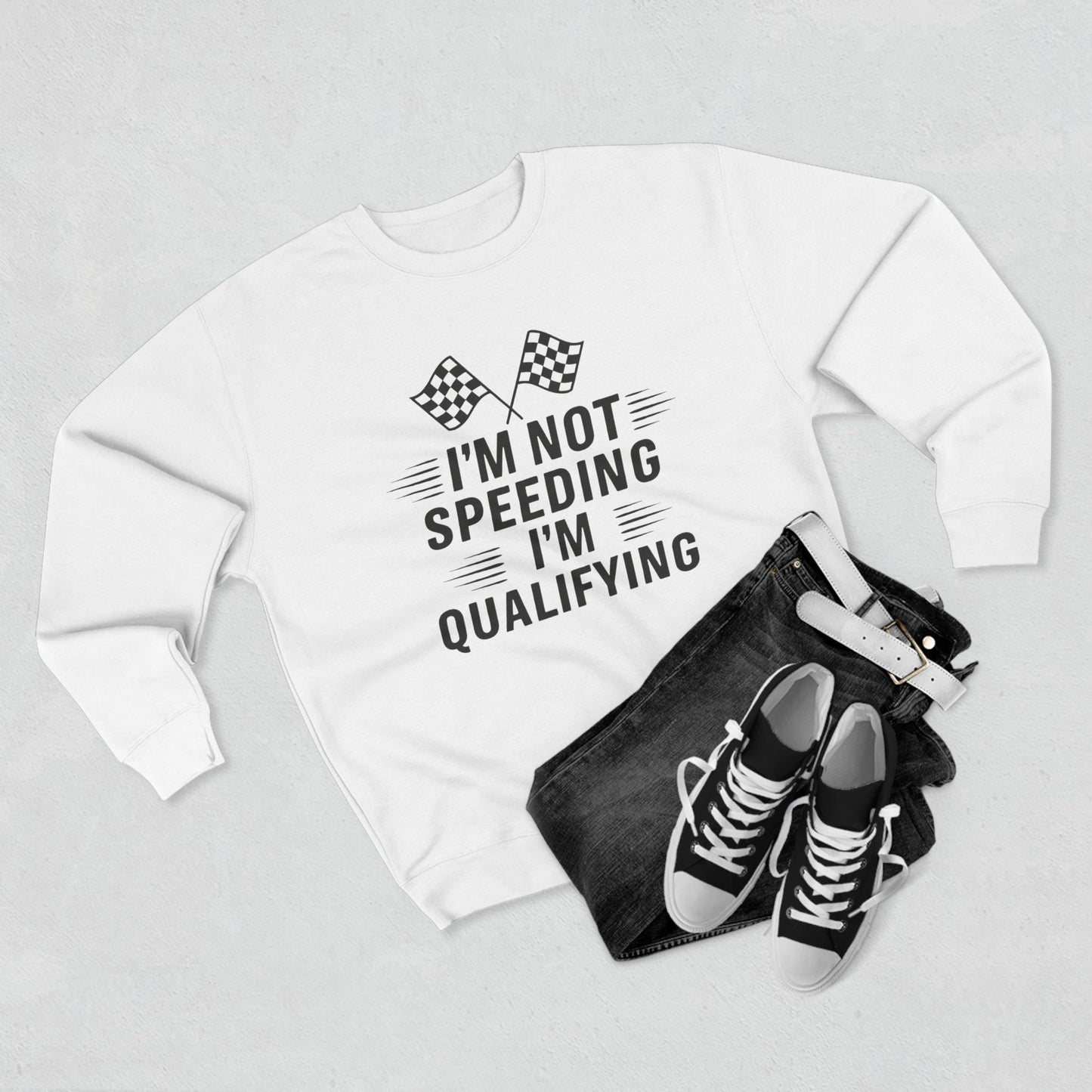 I'm Qualifying Unisex Crewneck Sweatshirt