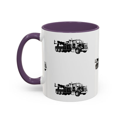 Heavy Tow Truck 2-Tone Coffee Mug