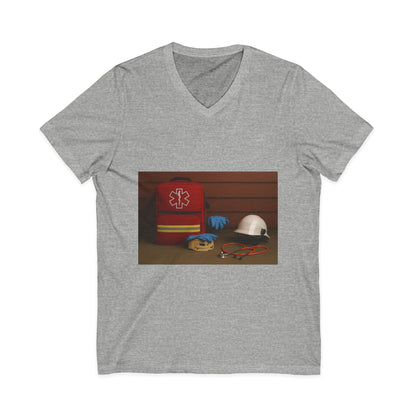 EMS Appreciation Unisex Short Sleeve V-Neck Tee